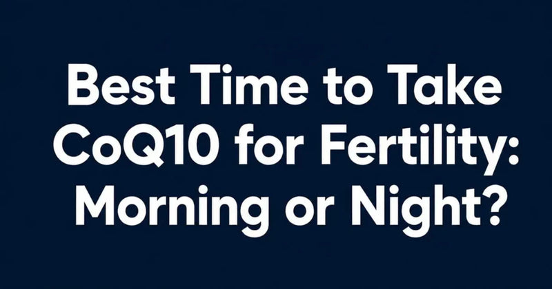 Best time to take CoQ10 for Fertility