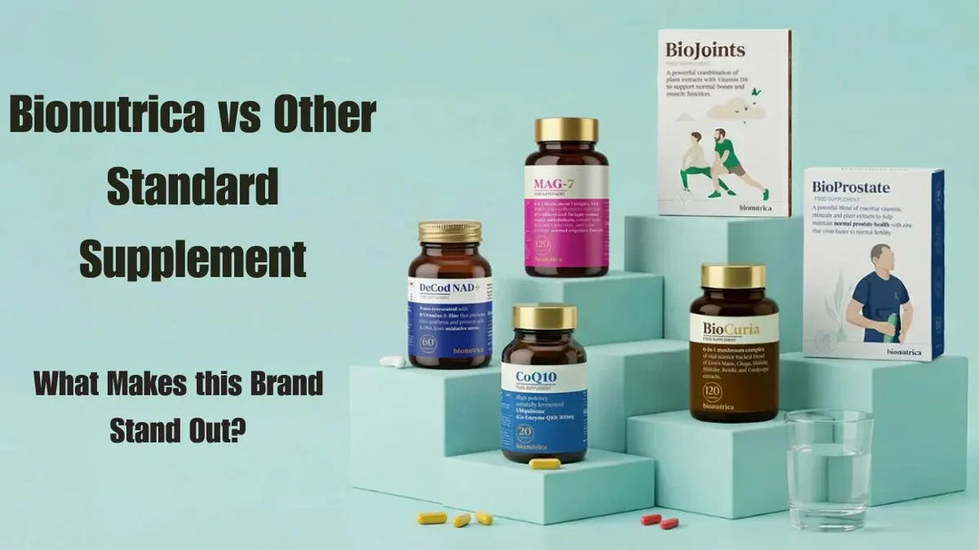 Bionutrica vs Other Standard Supplement Brand