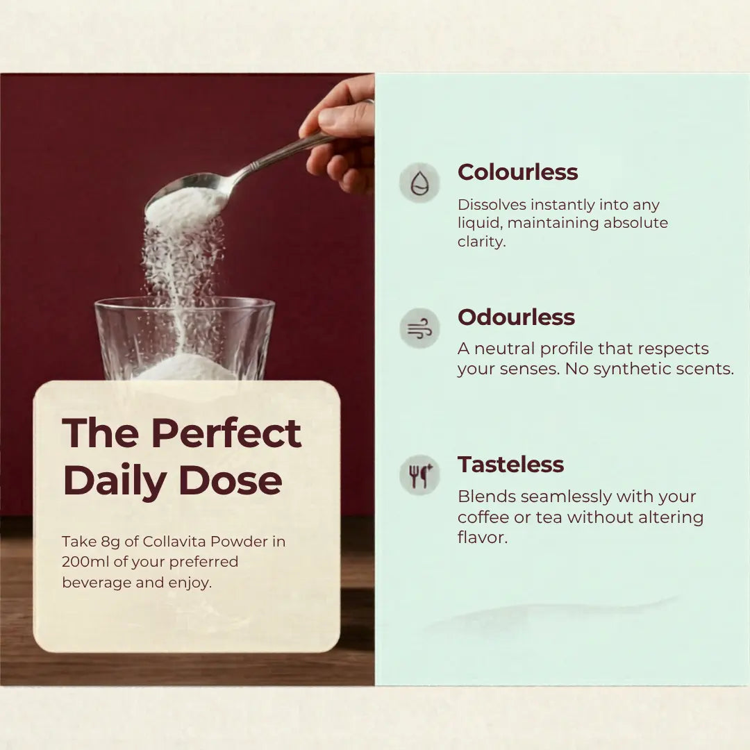 How to Take CollaVita Powder – 8g Daily for Skin, Hair & Joint Support