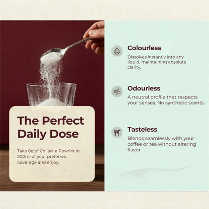 How to Take CollaVita Powder – 8g Daily for Skin, Hair & Joint Support
