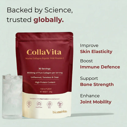 CollaVita Benefits – Skin Elasticity, Joint Mobility, Bone Strength & Immune Support