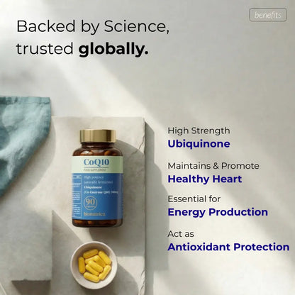 Benefits of CoQ10 Supplement – Antioxidant Protection, Energy & Heart Health