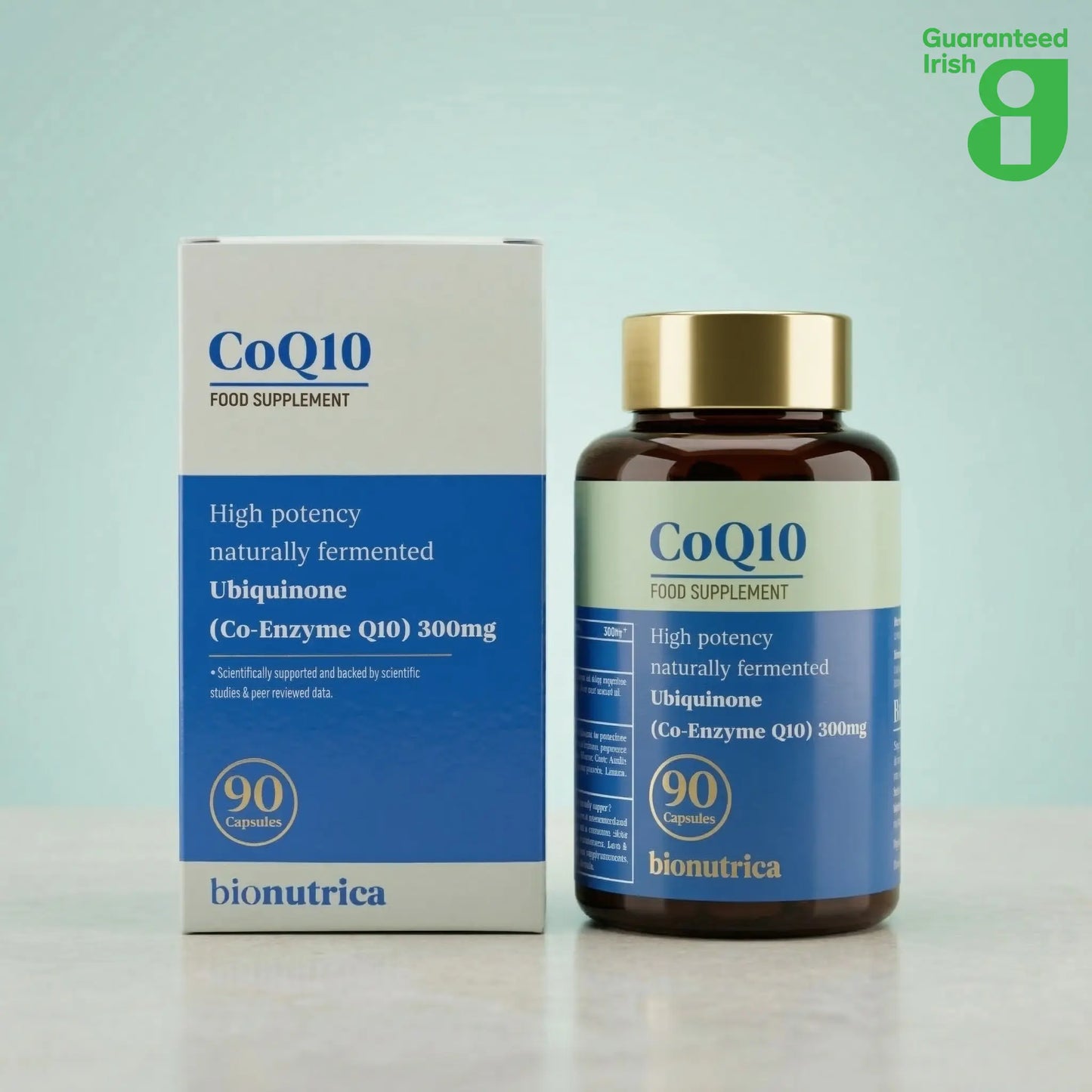 CoQ10 300mg High-Strength Supplement by Bionutrica – 90 Vegan Capsules