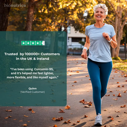 Customer review of Curcumin 95 turmeric joint supplement – Bionutrica
